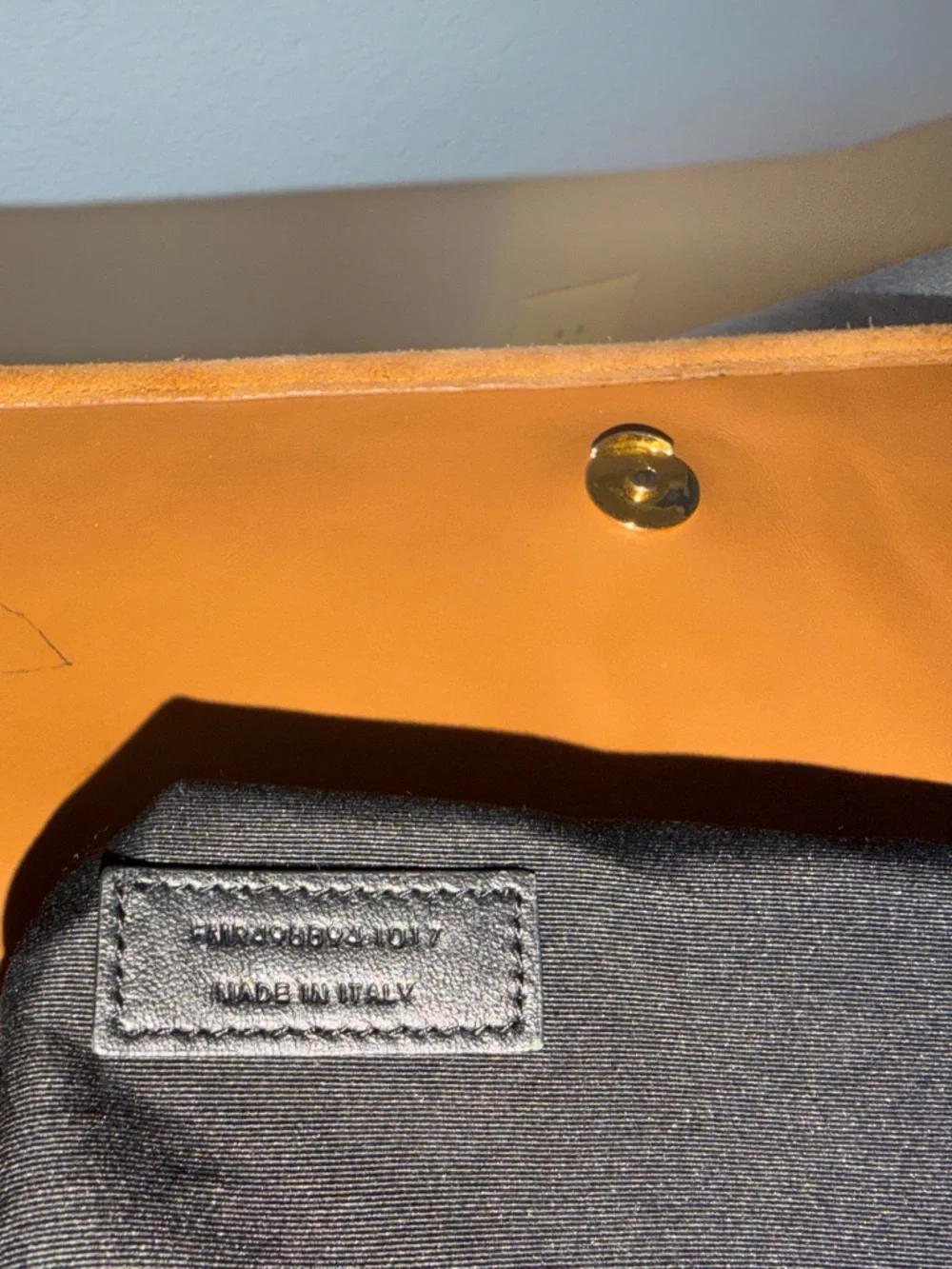 YSL Saint Laurent Cognac/Tan Suede Handbag - Picture 6 of 16